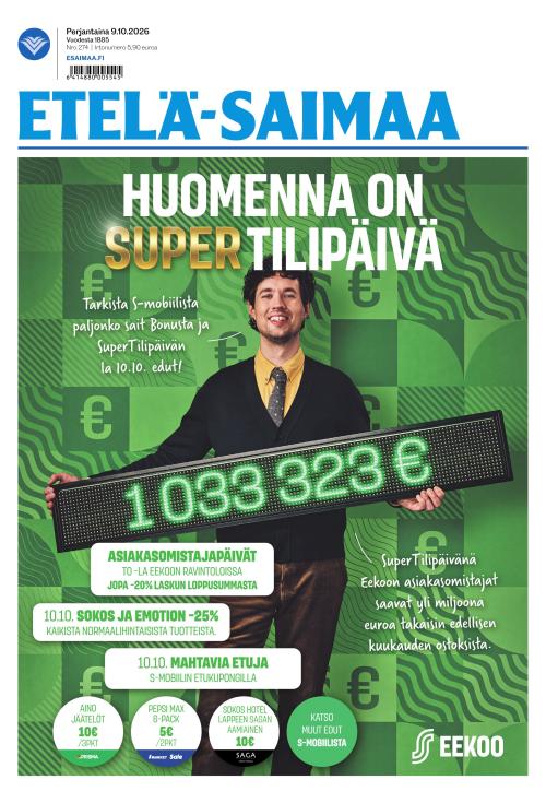 Etelä-Saimaa 9.10.2026
