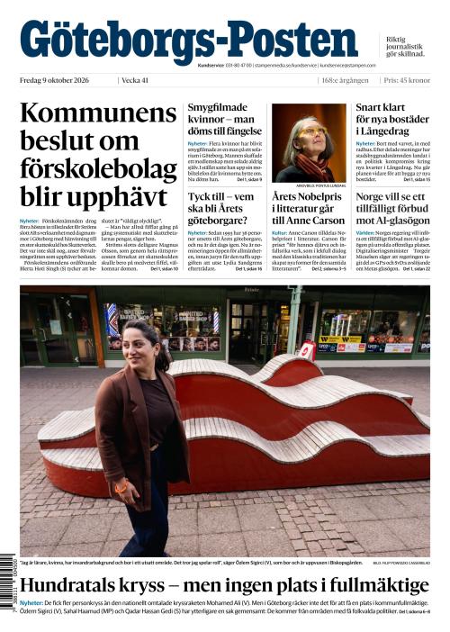 Göteborgs-Posten 9.10.2026