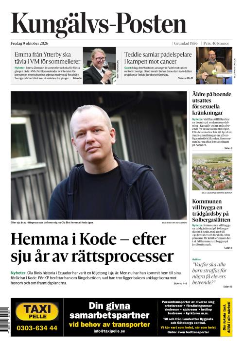 Kungälvs-Posten 9.10.2026