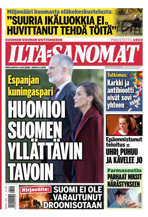 Ilta-Sanomat 9.10.2026