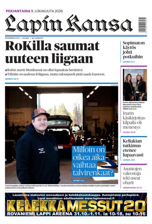 Lapin Kansa 9.10.2026