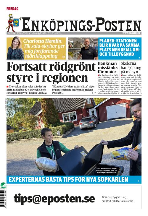 Enköpings-Posten 9.10.2026