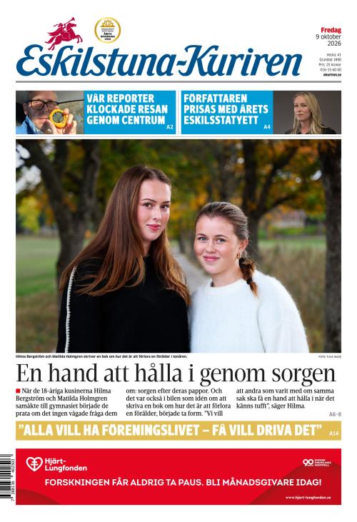 Eskilstuna-Kuriren 9.10.2026