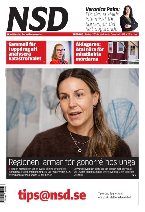 Norrländska Socialdemokraten 9.10.2026