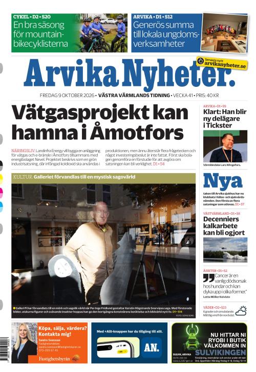 Arvika Nyheter 9.10.2026