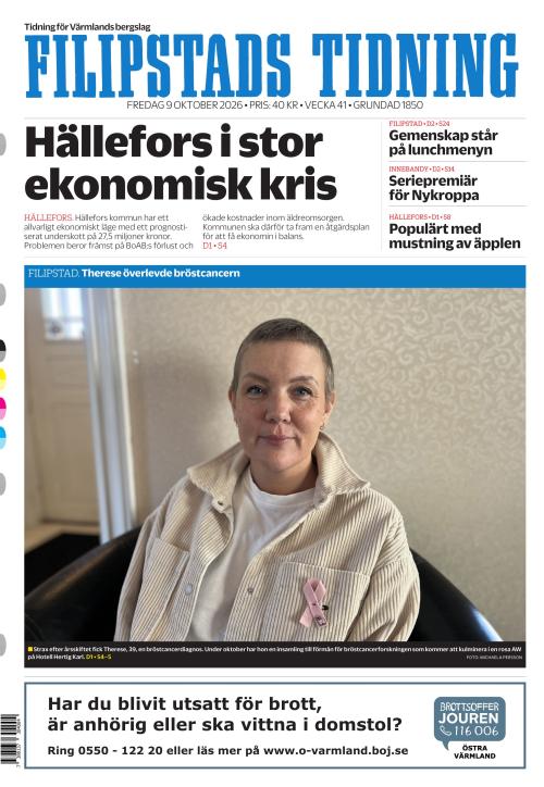 Filipstads Tidning 9.10.2026