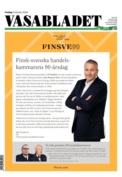 Vasabladet 9.10.2026