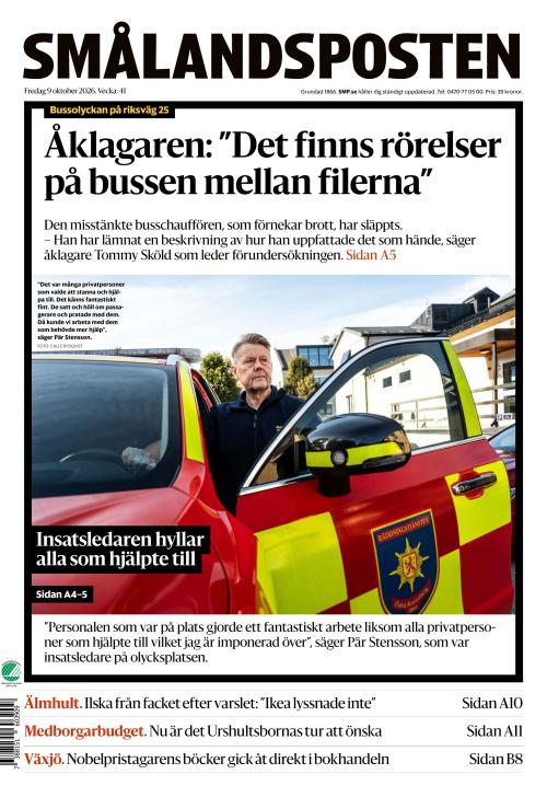 Smålandsposten 9.10.2026