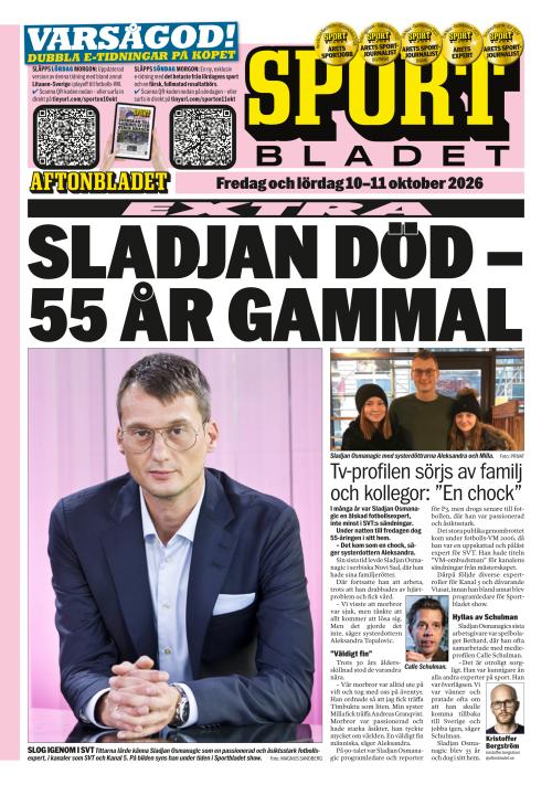 Aftonbladet Sportbladet 10.10.2026