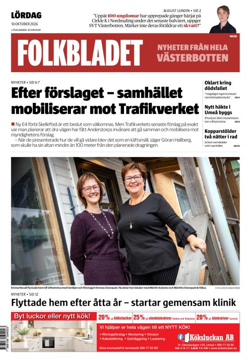 Folkbladet (Västerbotten) 10.10.2026