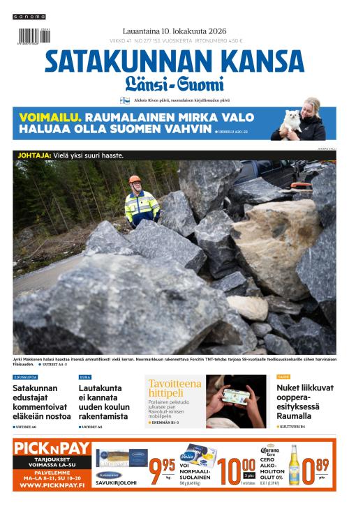 Satakunnan Kansa Länsi-Suomi 10.10.2026