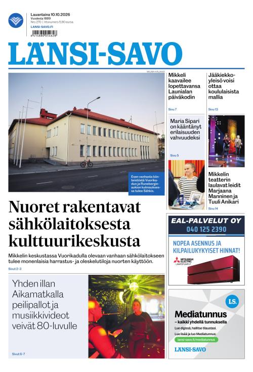 Länsi-Savo 10.10.2026
