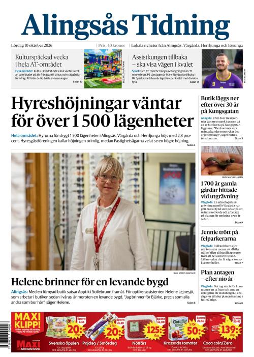 Alingsås Tidning 10.10.2026