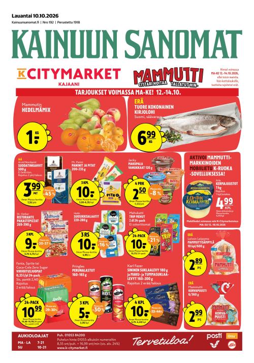 Kainuun Sanomat 10.10.2026