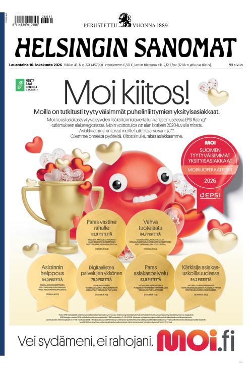 Helsingin Sanomat 10.10.2026