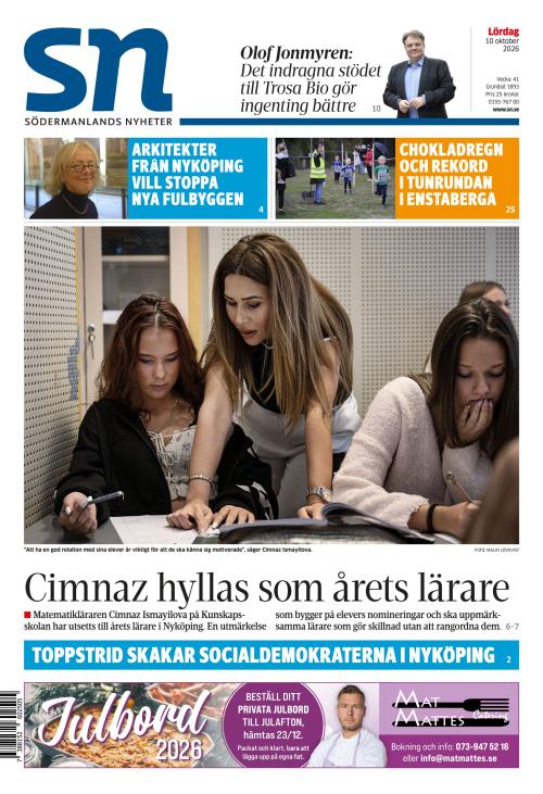 Södermanlands Nyheter 10.10.2026