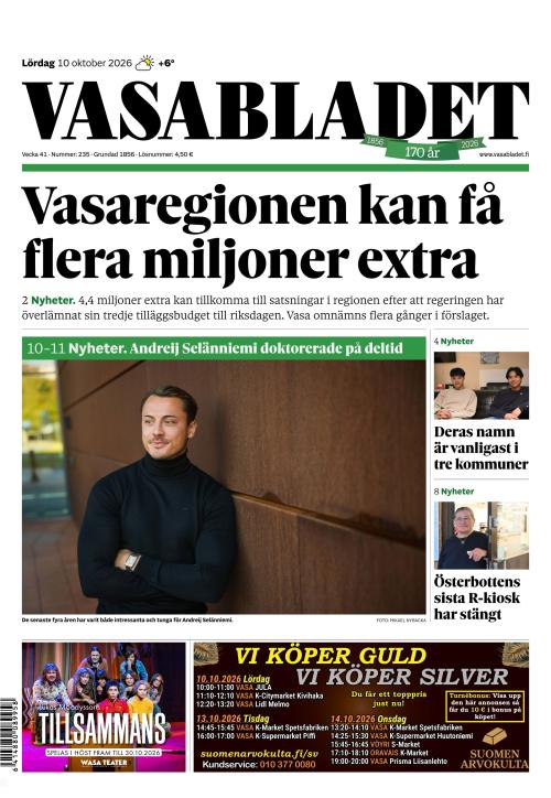 Vasabladet 10.10.2026