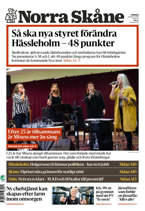 Norra Skåne 10.10.2026