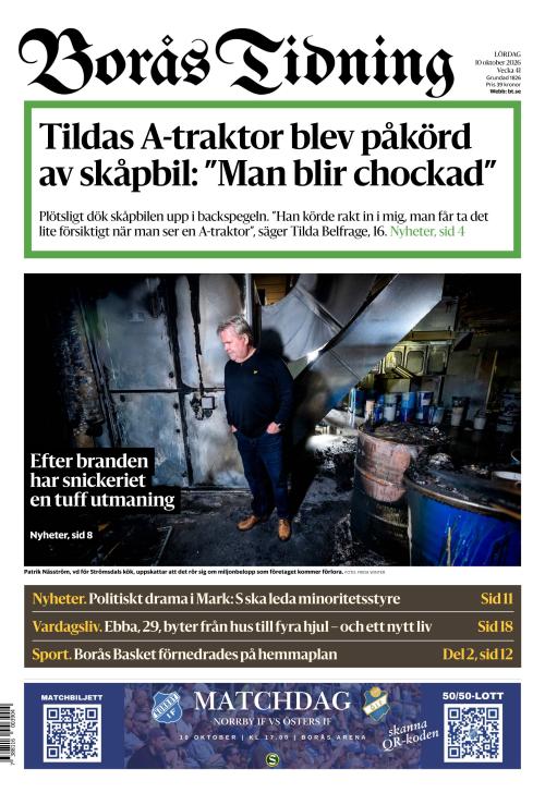Borås Tidning 10.10.2026