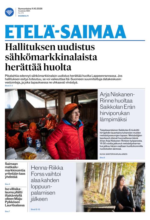 Etelä-Saimaa 11.10.2026