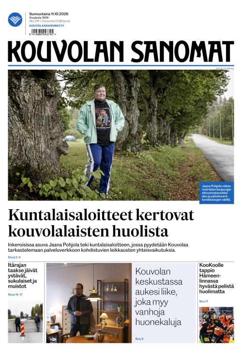 Kouvolan Sanomat 11.10.2026