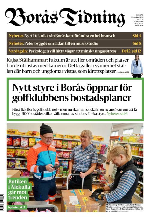 Borås Tidning 11.10.2026