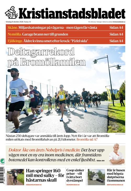 Kristianstadsbladet 11.10.2026
