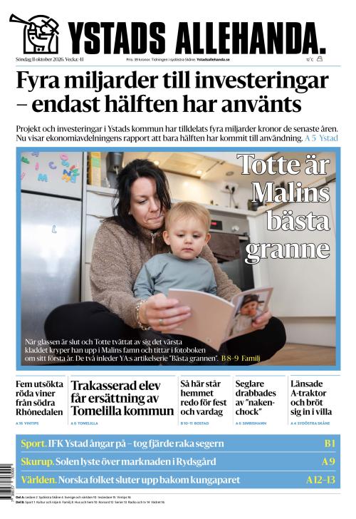 Ystads Allehanda 11.10.2026