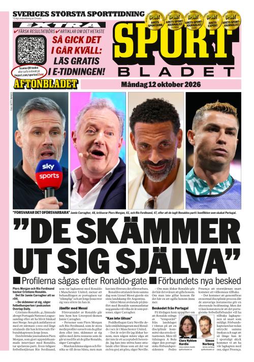 Aftonbladet Sportbladet 12.10.2026