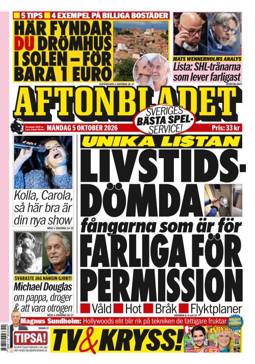 Aftonbladet 12.10.2026