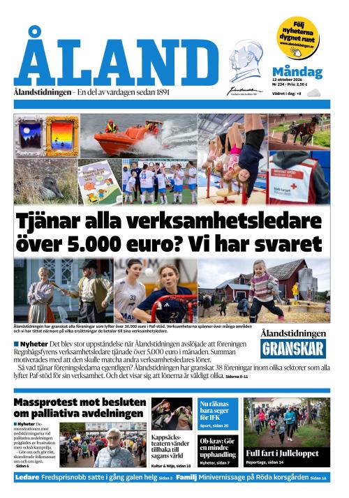 Ålandstidningen 12.10.2026