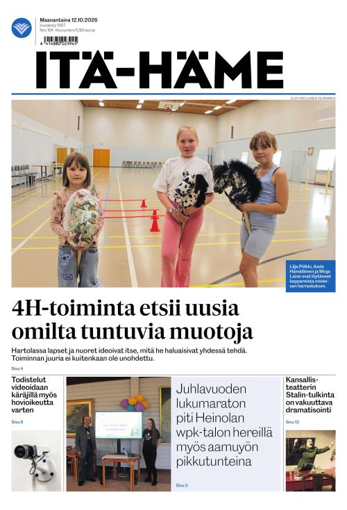 Itä-Häme 12.10.2026