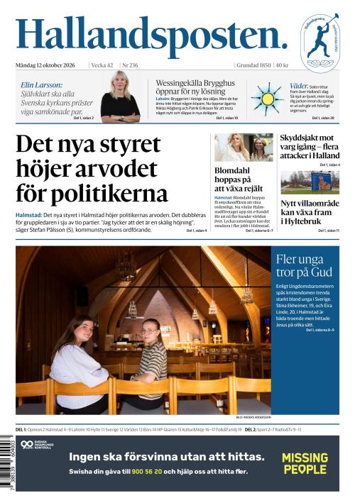 Hallandsposten 12.10.2026