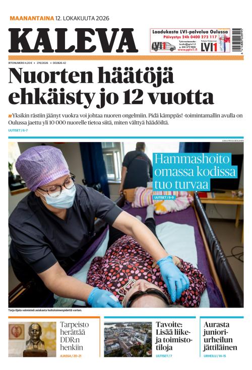 Kaleva 12.10.2026