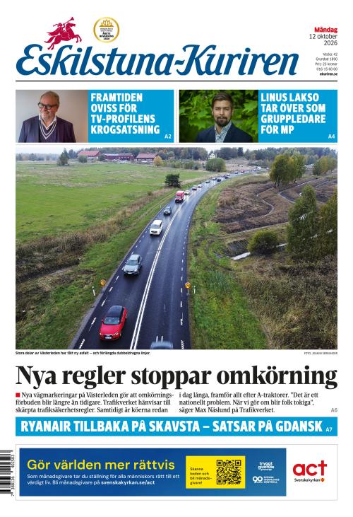 Eskilstuna-Kuriren 12.10.2026