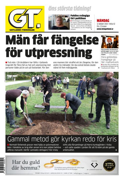 Gotlands Tidningar 12.10.2026