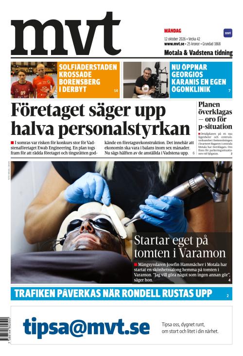 Motala Vadstena Tidning 12.10.2026