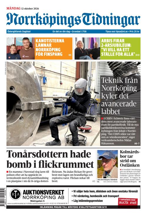 Norrköpings Tidningar 12.10.2026