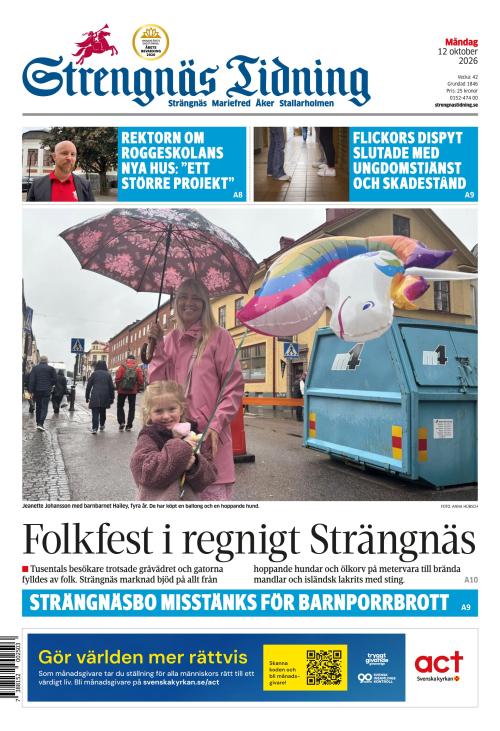 Strengnäs Tidning 12.10.2026