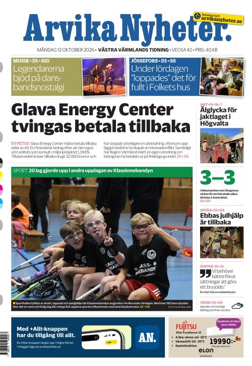 Arvika Nyheter 12.10.2026