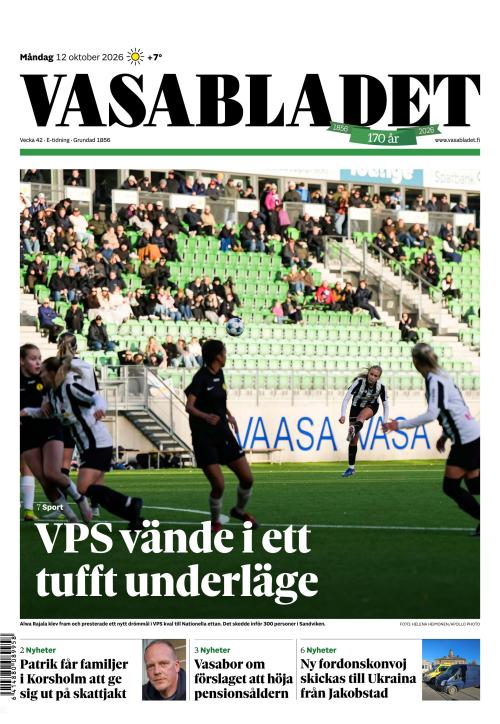 Vasabladet 12.10.2026