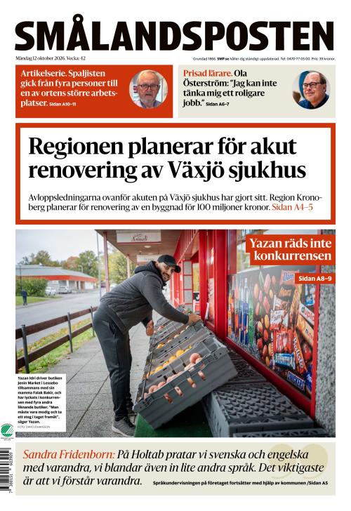 Smålandsposten 12.10.2026