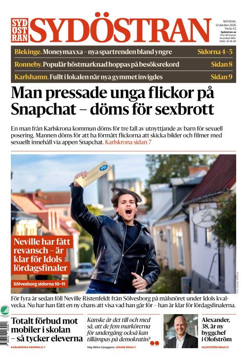 Sydöstran 12.10.2026