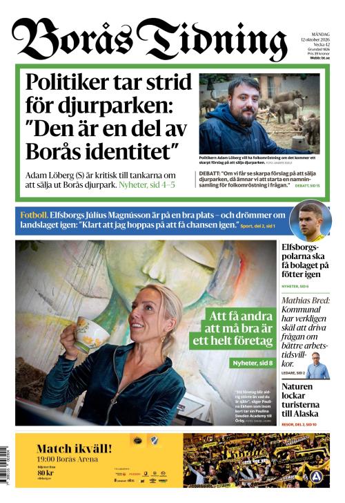 Borås Tidning 12.10.2026