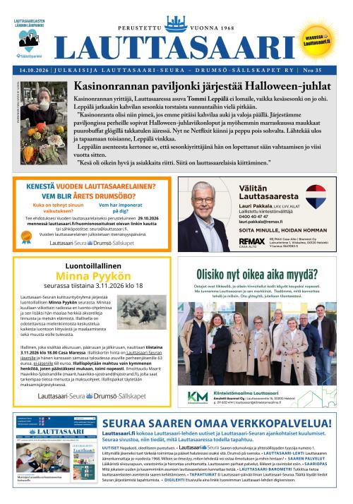 Lauttasaari-lehti 14.10.2026