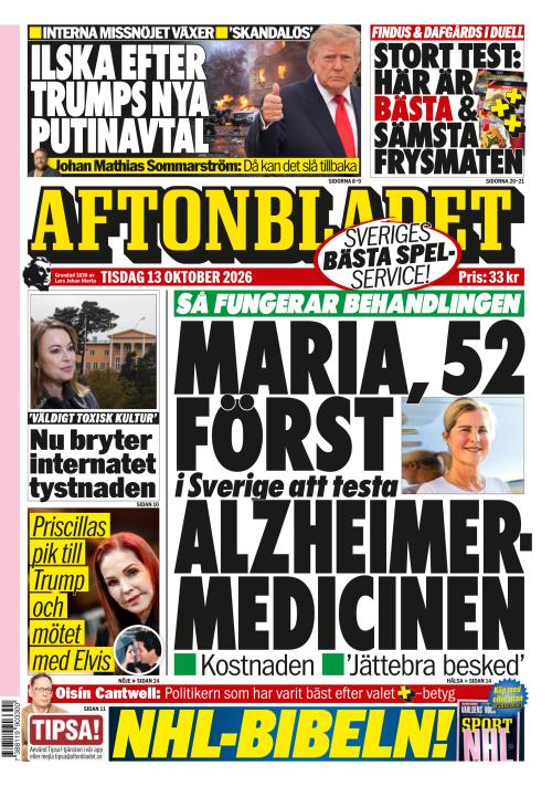 Aftonbladet 13.10.2026