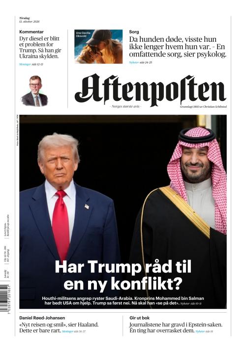 Aftenposten 13.10.2026