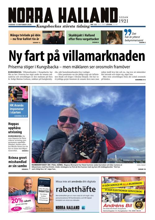 Norra Halland 13.10.2026