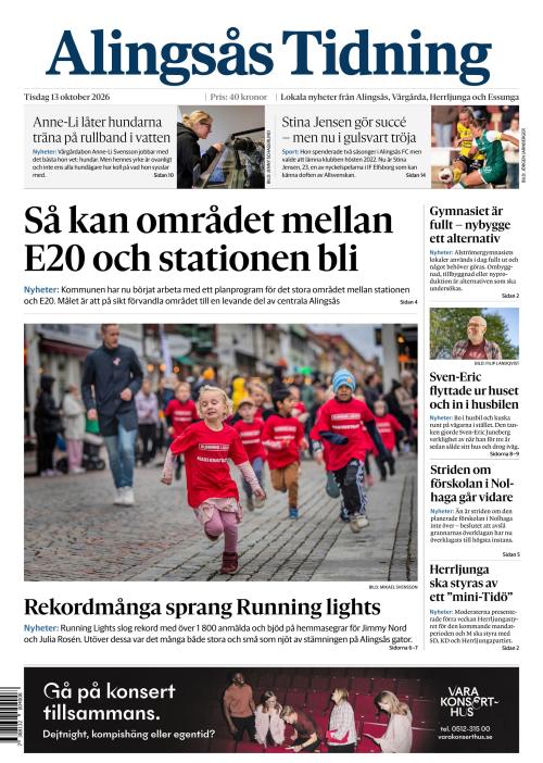 Alingsås Tidning 13.10.2026