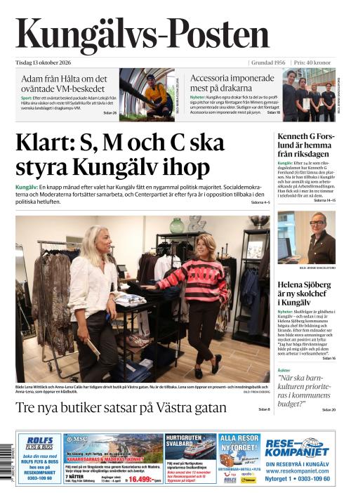Kungälvs-Posten 13.10.2026